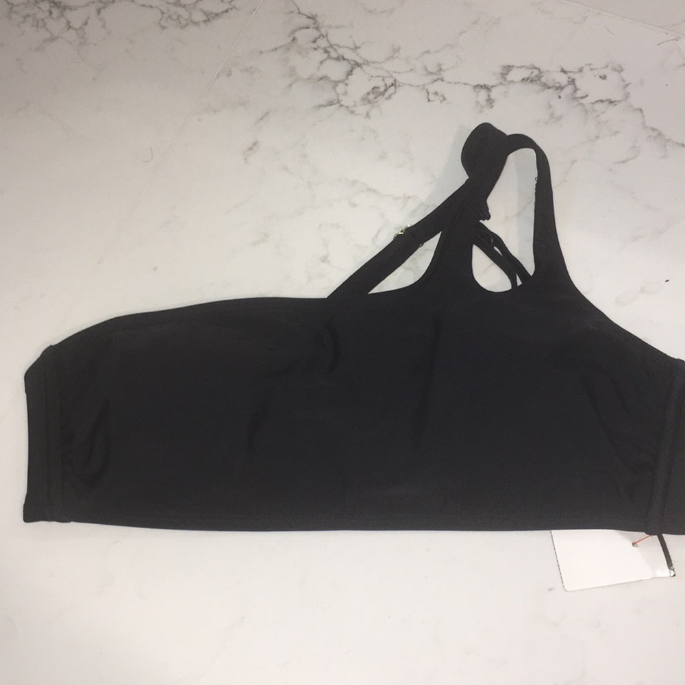 One shoulder bikini top